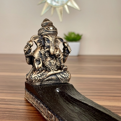 Incensário Cascata Ganesha Porta Incenso