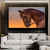 Quadro Decorativo Cavalo Perfil Multi Cores