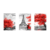 Kit com 3 Quadros Decorativos Paris Casal - comprar online