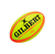 Pelota de Rugby N°5 Profesional Match FLUO Amarillo Gilbert Omega - comprar online