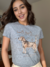 Camiseta Estampada Beagle Feminina