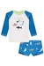 Conjunto Camiseta e Sunga ML UV50 Luc.Boo