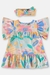 Vestido e Faixa de Cabelo em Cotton Up Baby - comprar online