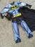 Fantasia Batman Azul longa - comprar online