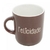 Caneca de Porcelana Grateful Words Felicidade 170ml - Wolff