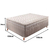 Cama Box com Colchão Queen Série 280 MF (198x158x70) Ecosono - Prata na internet