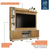 Home Theater 2 Portas Ripadas Montenegro - Cinamomo/Off White - loja online