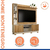 Imagem do Home Theater 2 Portas Ripadas Montenegro - Cinamomo/Off White