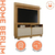 Home Theater 2 Portas Painel em Mdf Fresado Berlim - Cinamomo/Off White - loja online