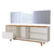 Buffet 3 Portas 1 Gaveta Philadelphia - Off White/Naturalle - Mavaular na internet