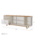 Buffet 3 Portas 1 Gaveta Philadelphia - Off White/Naturalle - Mavaular - Rufino Decor