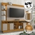 Estante Home Para TV Até 65 Polegadas Esplendor jcm Cinamomo/Off White - Rufino Decor