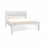 Cama Casal com Detalhes Frisados Seul Leifer - Branco - comprar online