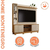 Home Theater 2 Portas Ripadas Montenegro - Off White/Cinamomo - loja online