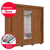 Guarda-Roupa Casal 3 Portas C/ 2 Espelhos 3 Gavetas Cannes Imop Cinamomo - comprar online