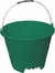 BALDE P/CONCRETO PLASTICO 12L VERDE C/PEGADOR - TERRAPLAST