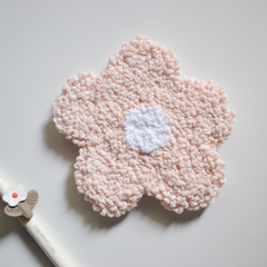 Handmade Flower Mug Rug