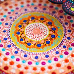 Mandala de 20 CM - Naranja - comprar online