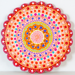 Mandala de 20 CM - Naranja