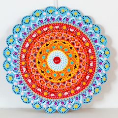 Mandala de 20 CM - Turquesa en internet