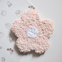 Handmade Flower Mug Rug on internet