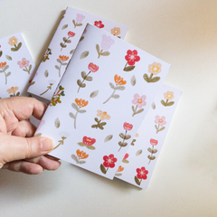 Libreta A6 floral - comprar online