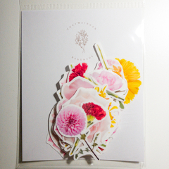 Stickers de Flores impresas x30 - tienda online