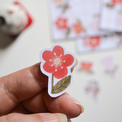 Paquete de stickers flores - comprar online