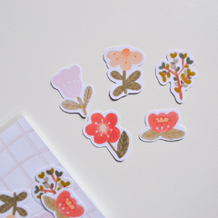 Imagen de Paquete de stickers flores