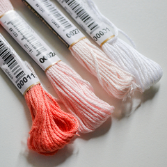 Mouline Anchor Embroidery Thread x 4 “Pink and Salmon” - buy online