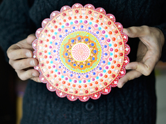 Mandala de 20 CM - Naranja en internet