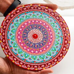 Mandala de 20 CM - Rojo en internet