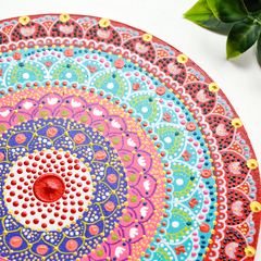 Mandala de 20 CM - Rojo - comprar online