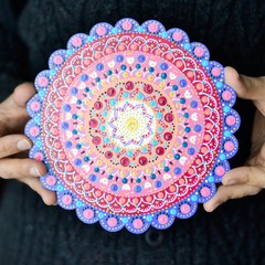 Mandala de 20 CM - Violeta rojo en internet