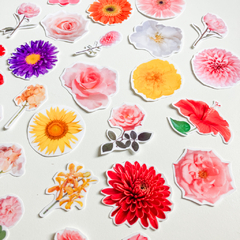 Stickers de Flores impresas x30 en internet