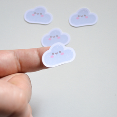 Paquete de stickers Nubes Kawaii - comprar online