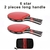 Raquete profissional de tênis de mesa cabo curto longo - RadiantStore