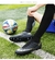 Sapatos de futebol masculino de tornozelo alto, botas de futebol longas, chuteiras ultra leves, tenis ao ar livre, - loja online