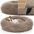 Imagem do Cão de proteger cama confortável donut cuddler redondo canil cão ultra macio lavável cão e gato almofada cama inverno quente sofá venda quente