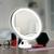 Flexível Touch Screen Vanity Mirror, portátil, flexível, 10x ampliação, 14 LED iluminado, Penteadeira, espelhos cosméticos - comprar online