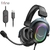 Fifine Dynamic RGB Gaming Headset com Mic Over-Earphones 7.1 Surround Sound PC