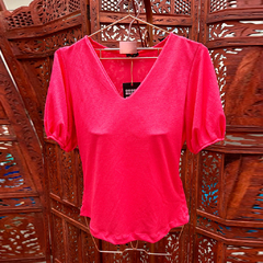 Blusa de Malha Decote V