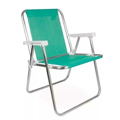 SILLA PLEGABLE ALUMINIO SANNET VERDE - comprar online