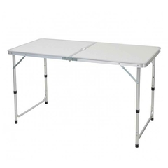 MESA PLEGABLE ALUMINIO-MDF 60x120cm