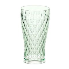 VASO ACRILICO GLAMOUR 500ml CAROL VERDE - comprar online