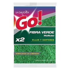 FIBRA PAÑO VERDE x2 LA GAUCHITA - comprar online