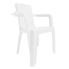 SILLON SIMIL RATAN REFORZADO BLANCO - comprar online