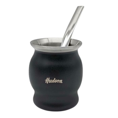 SET MATE/BOMBILLA HUDSON BOMBE ACERO NEGRO - comprar online