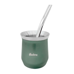 SET MATE/BOMBILLA HUDSON VASO ACERO VERDE - comprar online