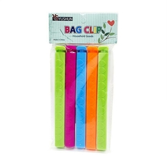 CIERRA BOLSAS x5 PLASTICO 14cm. - comprar online